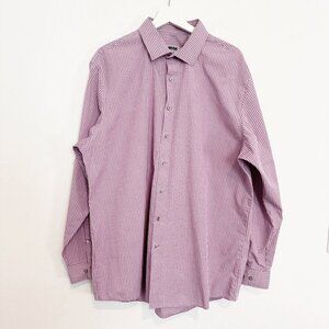 Unlisted by Kenneth Cole Button Up Slim Fit Dress Shirt Office Business Work XL
